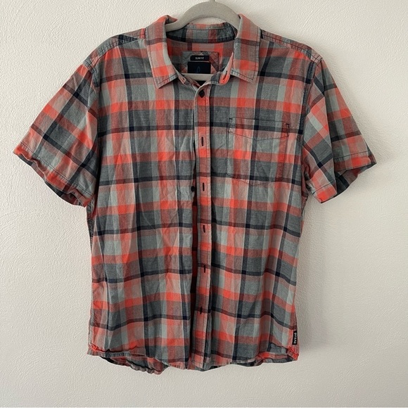 Prana Men’s Bryner Plaid Button Down Shirt Size medium slim fit - Picture 1 of 9
